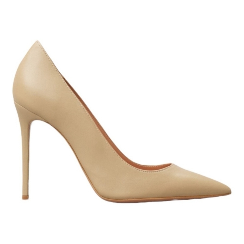 LITA by Ciara  Solid Point Toe Pump in Sand NWT EU 40 US 9.5 - Picture 3 of 11